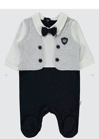 Civil Baby Erkek Bebek Patikli Tulum