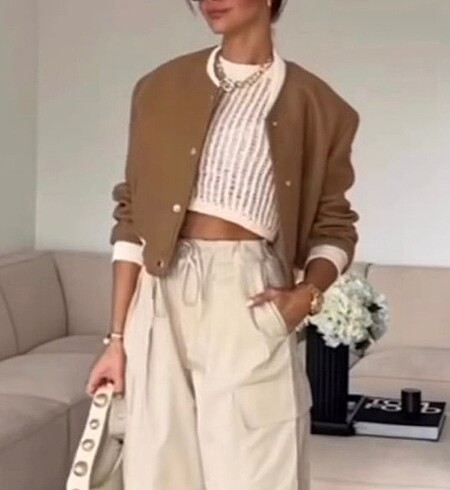 Zara Zara Yün Karışımlı Bomber