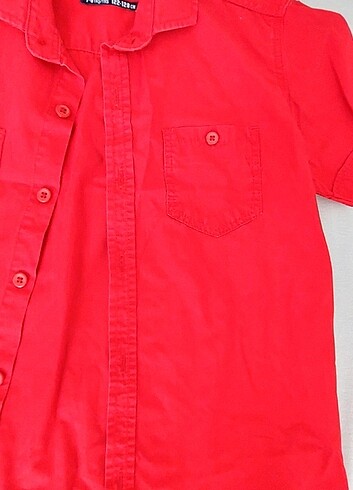 8 Yaş Beden kırmızı Renk Lcw erkek çocuk kırmızı gömlek #23nisan 