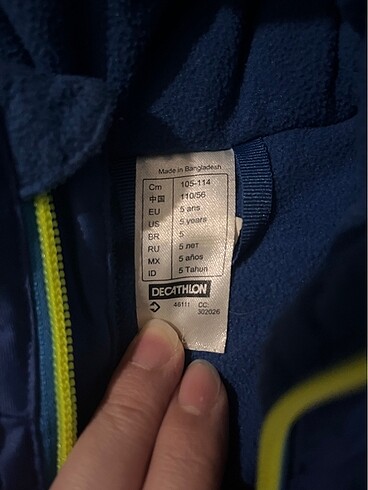 5 Yaş Beden Decathlon mont