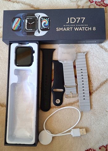 JD77 Smart Watch 8 Kablosuz Şarjlı Akıllı Saat