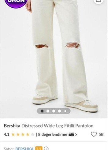 xs Beden Bershka wide leg pantolon 