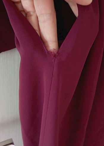 Bordo Uzun ferace - Görsel 2