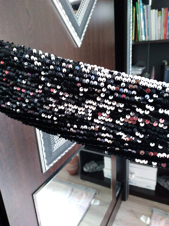 Düğmeli Siyah Uzun ceket - Görsel 4