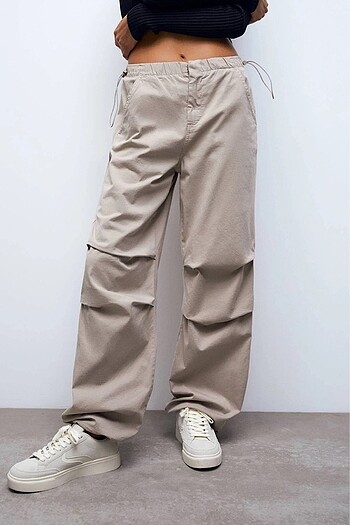 Zara Model Paraşüt Pantolon