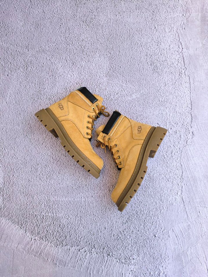 UGG Erkek Sarı Süet Bağcıklı Bot - Görsel 5