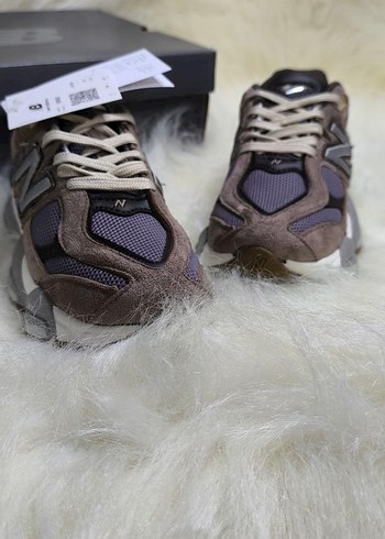 New Balance 9060 KAHVE MOR DETAY - Görsel 7