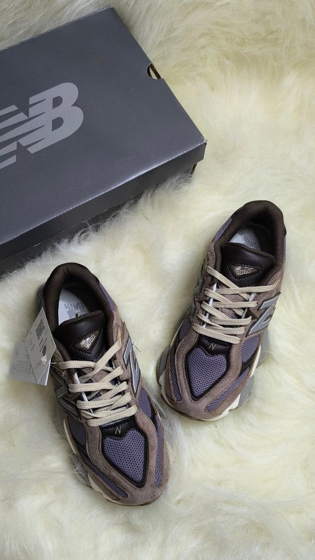 New Balance 9060 KAHVE MOR DETAY - Görsel 2