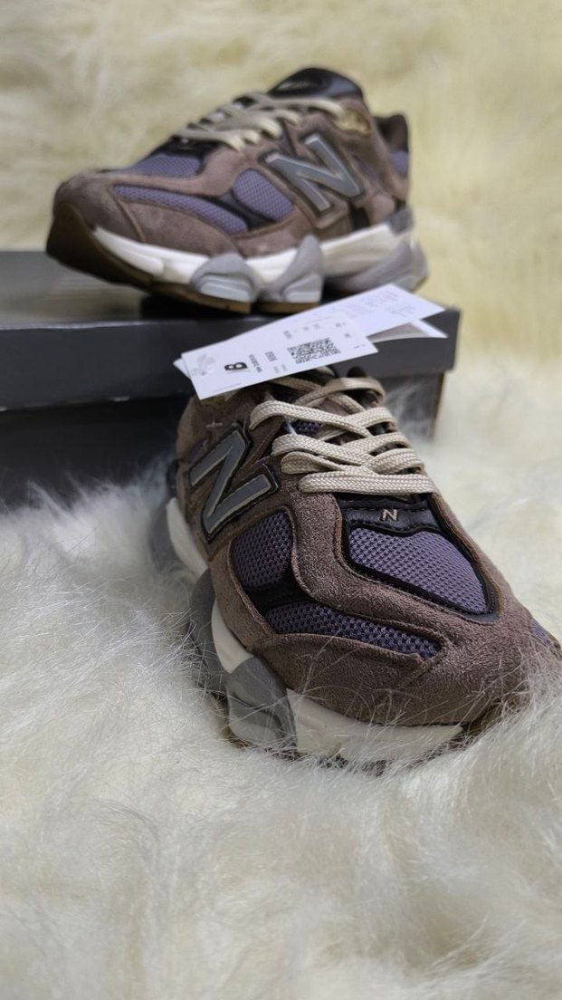 New Balance 9060 KAHVE MOR DETAY - Görsel 5