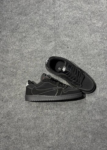NİKE JORDAN 1 RETRO LOW OG SP TRAVİS SCOTT BLACK PHANTOM - Görsel 4