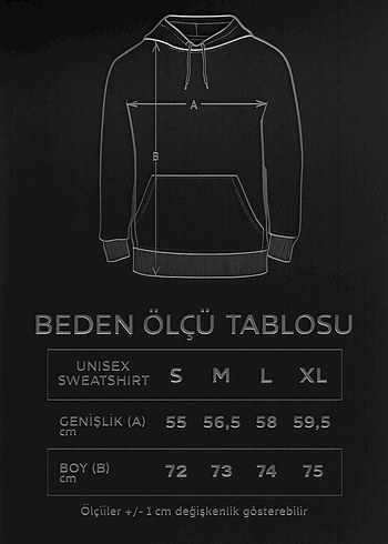 Siyah Kapüşonlu Bohem Sweatshirt - Görsel 3