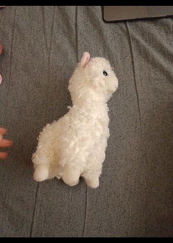 Beyaz Peluş Oyuncak Alpaka lama - Görsel 2