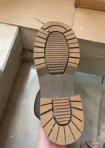 F by fabrika Kahverengi Kadın Süet Topuklu Bot - Görsel 6