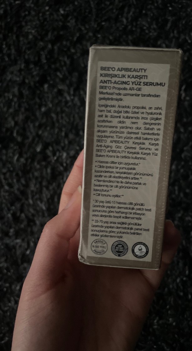 BEEO Anti-Aging kırışıklık karşıtı Yüz Serumu 30 ml - Görsel 2