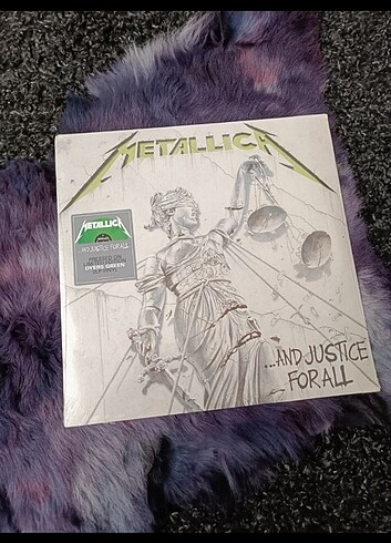 Metallica and justice for all albüm plak
