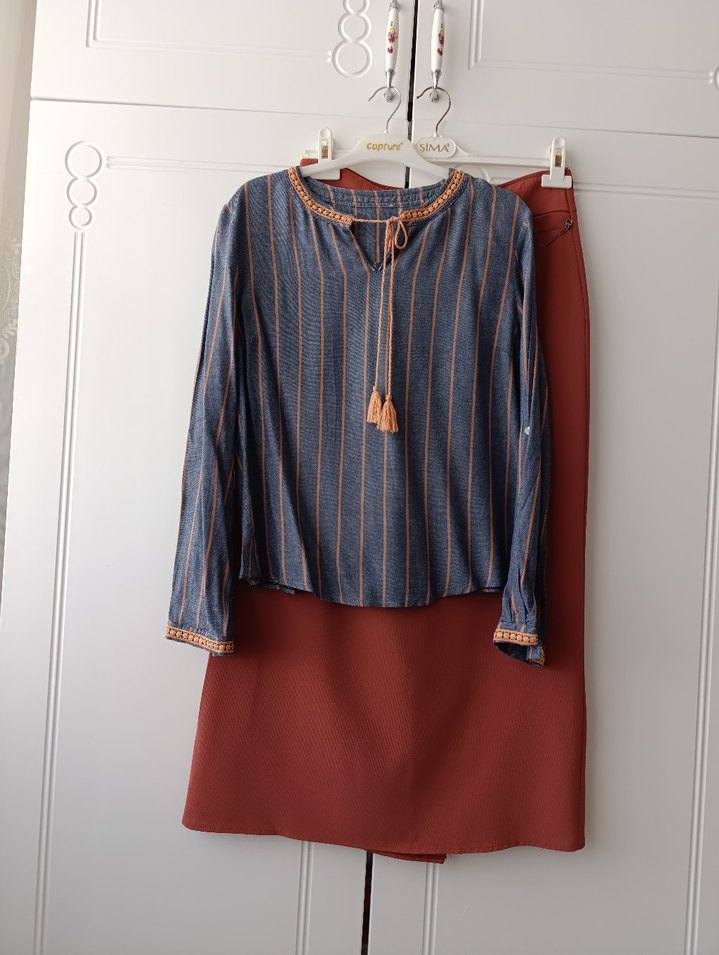 Püsküllü Bohem Kadın Gömlek - Görsel 4