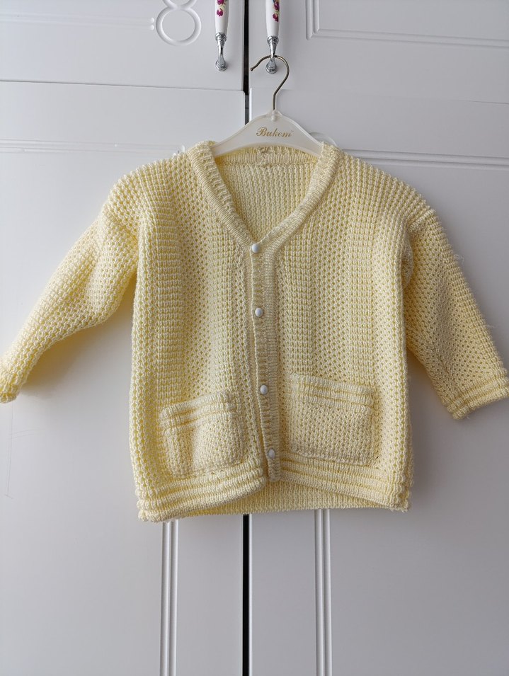 Örgü Hırka bere atkı takım - Görsel 4