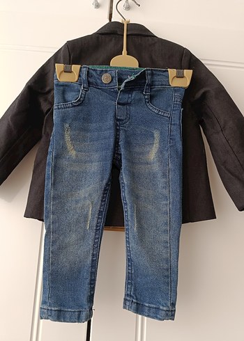Gri Erkek Çocuk Denim Ceket - Görsel 5