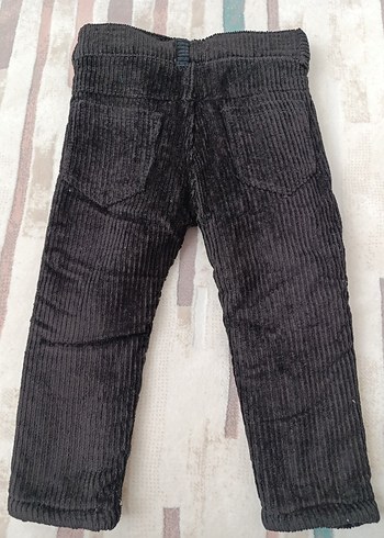 Düğmeli Nakışlı Erkek Çocuk Kot Pantolon - Görsel 3