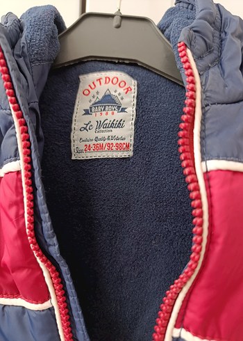 Koyu Mavi Fermuarlı Erkek Çocuk Mont - Görsel 6