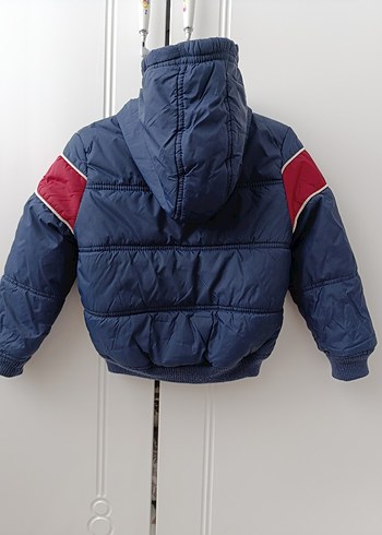 Koyu Mavi Fermuarlı Erkek Çocuk Mont - Görsel 5