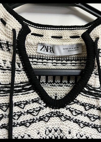 Zara triko bluz - Görsel 2