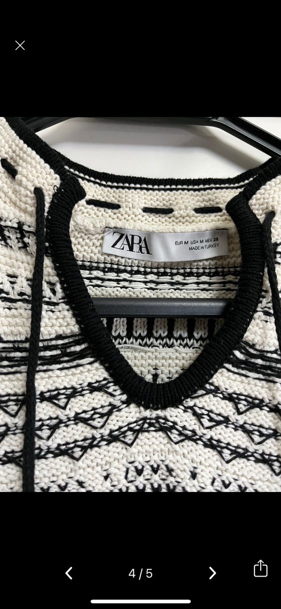 Zara triko bluz - Görsel 2