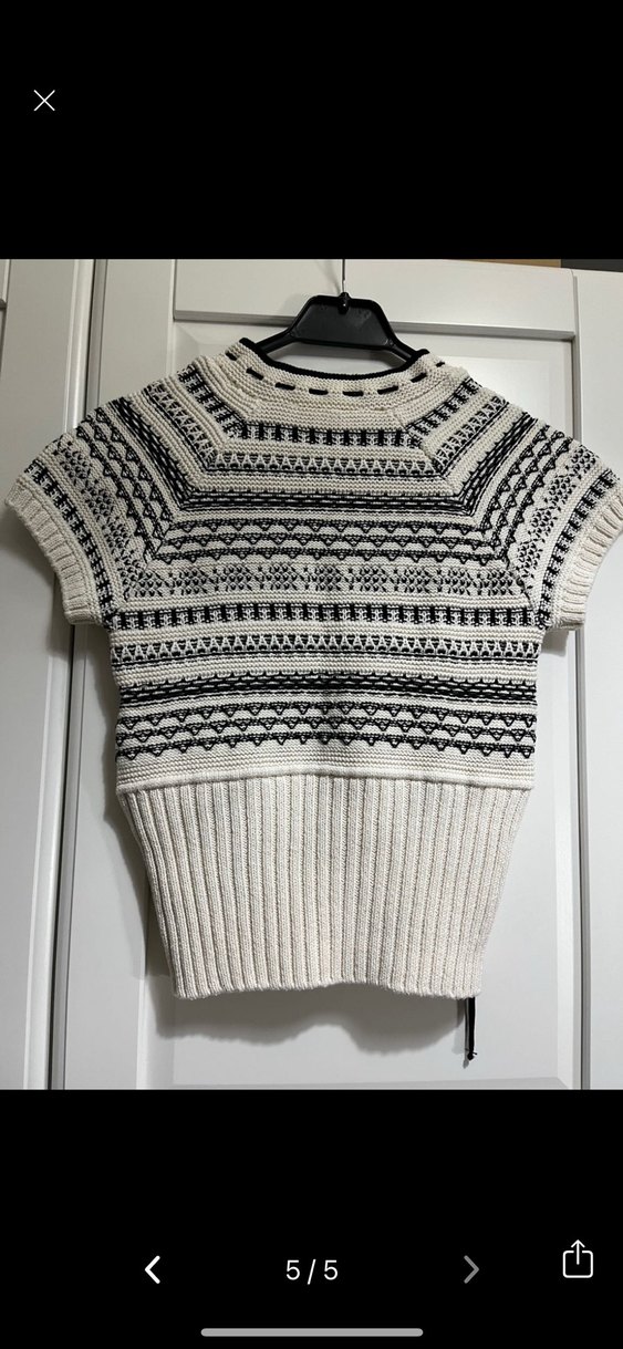 Zara triko bluz - Görsel 3