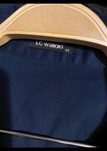 Düğmeli Lacivert Midi Denim Elbise - Görsel 5