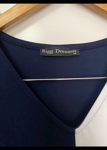 V Yaka Midi Elbise - Görsel 3