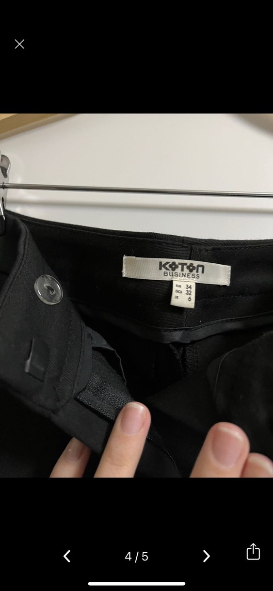 koton kumaş pantolon - Görsel 4