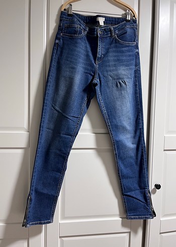 H&M Fermuar Detayli Jean