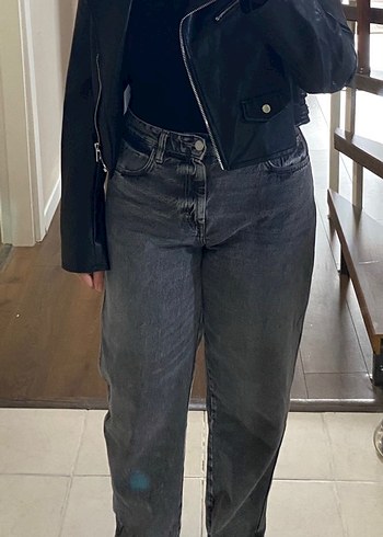 Gri pull and bear baggy jean