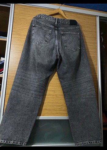 42 Beden Gri pull and bear baggy jean