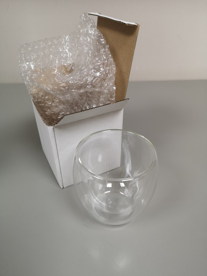 Çift Cidarlı Cam Bardak 5 Adet - Görsel 2