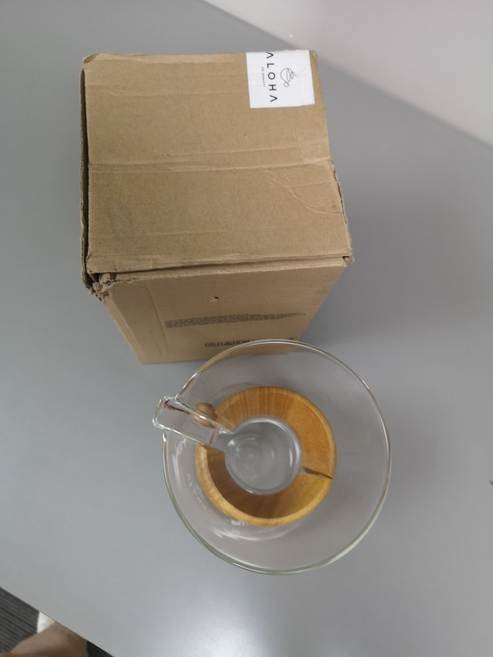 Aloha Ahşap Tutamaçlı Chemex demleme 800ml - Görsel 2