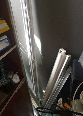 2 Adet Düz Füme stor perde tertemiz - Görsel 13