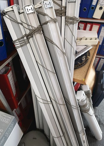 2 Adet Düz Füme stor perde tertemiz - Görsel 9