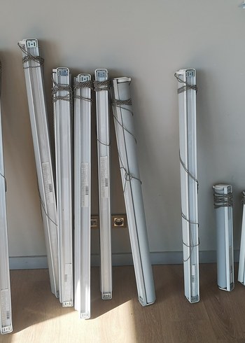 2 Adet Düz Füme stor perde tertemiz - Görsel 6