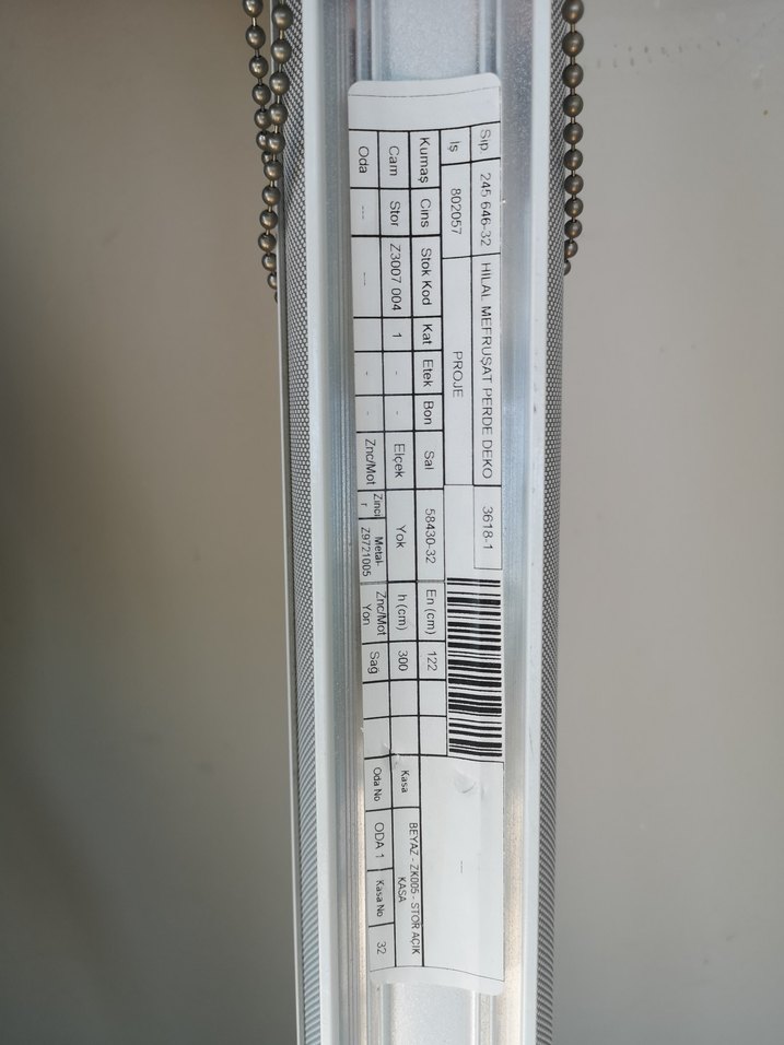 2 Adet Düz Füme stor perde tertemiz - Görsel 5