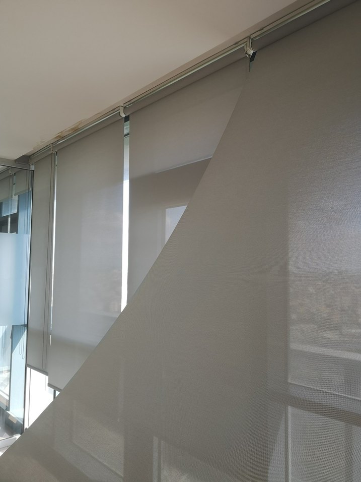 2 Adet Düz Füme stor perde tertemiz - Görsel 4