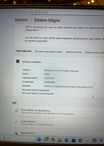 Huawei matebook d15 temiz - Görsel 11