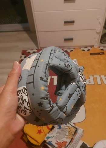  Beden gri Renk Bebek kafa koruyucu