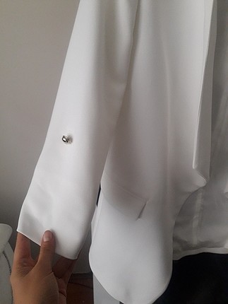 Zara beyaz zara blazer ceket