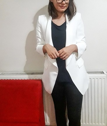 s Beden beyaz Renk beyaz zara blazer ceket