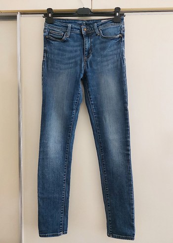 Kadın Lacivert Denim Normal Boy Jean