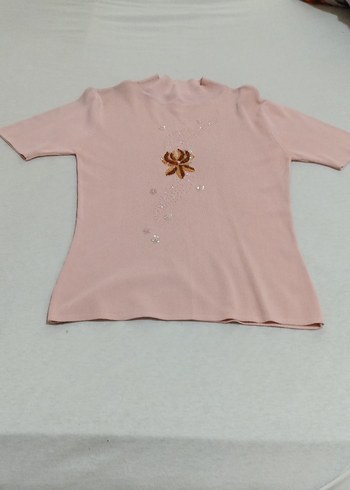 Pembe Payetli tişört - Görsel 6