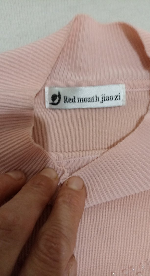 Pembe Payetli tişört - Görsel 4