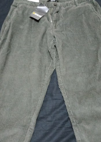 Gri Düğmeli Erkek Pantolon - Görsel 3