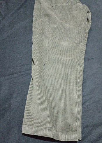 Gri Düğmeli Erkek Pantolon - Görsel 4